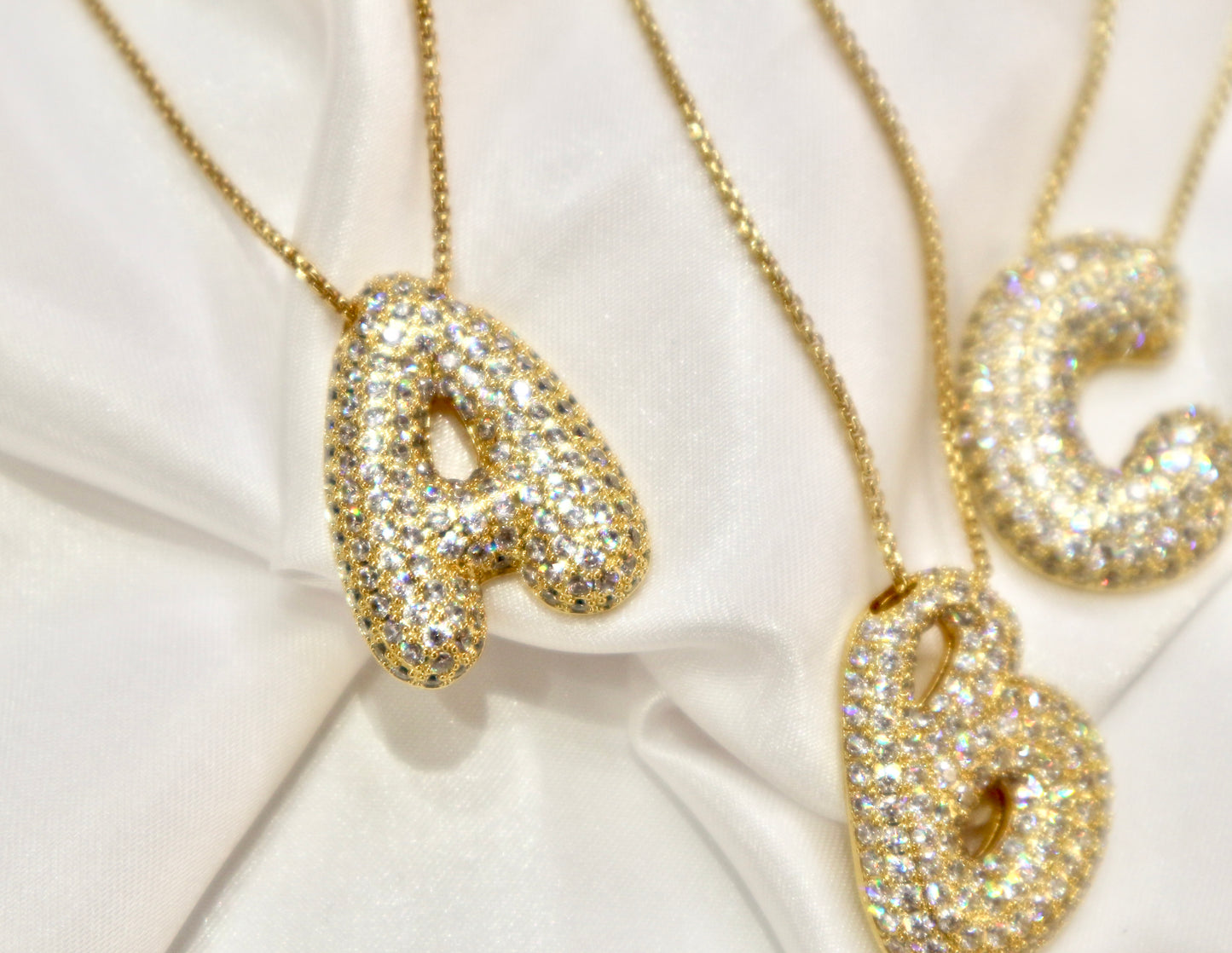 Collana LETTERA BUBBLE GRANDE