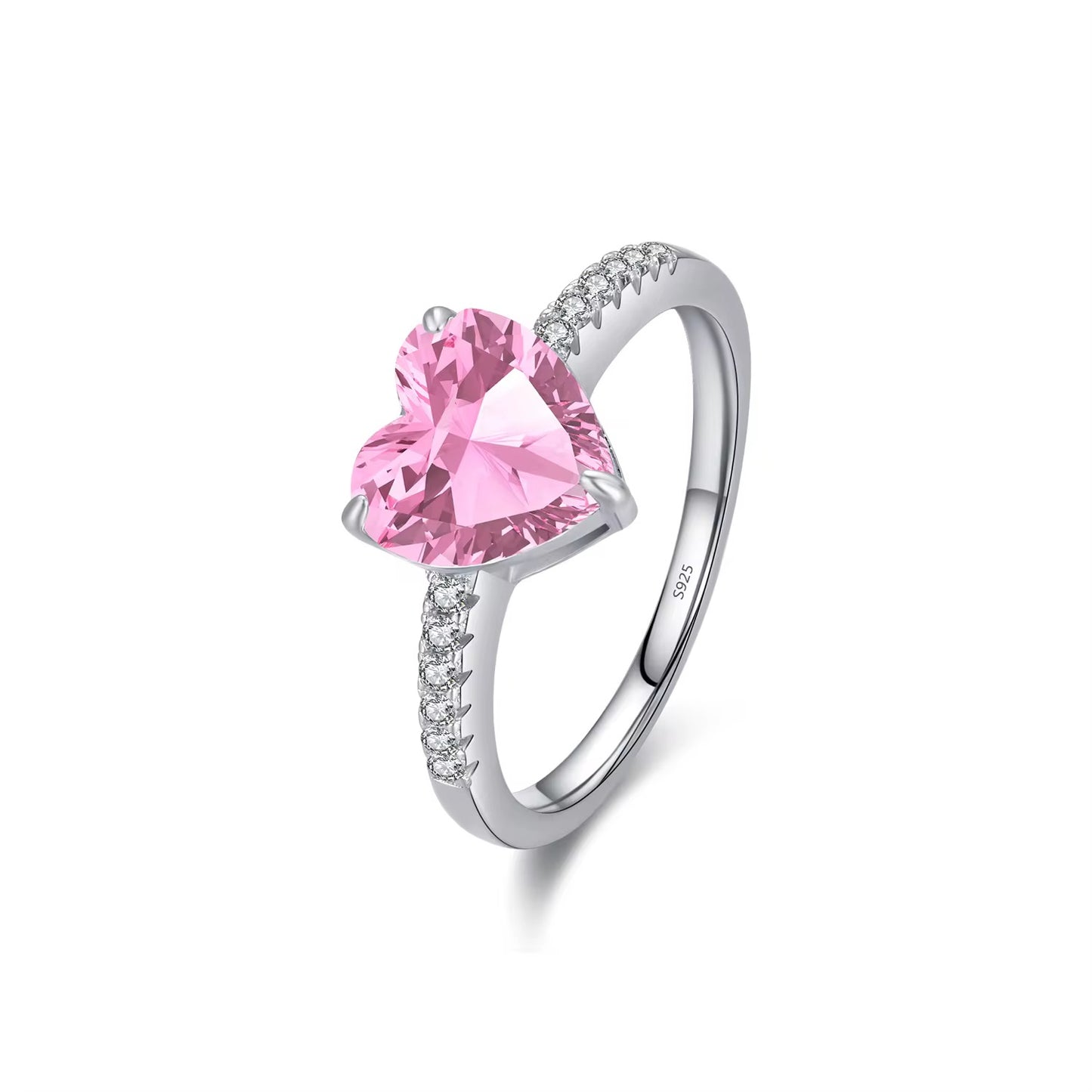 Anello CUORE ROSA