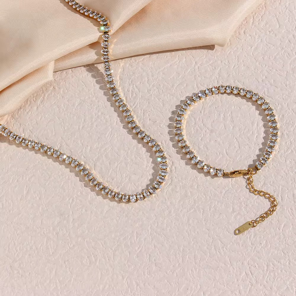 Collana TENNIS CRYSTAL